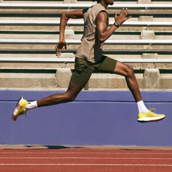 Allbirds Mens Tree Flyer Buoyant Yellow Running Shoes, size 12.5 NEW main image 5